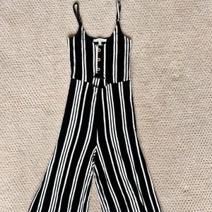 Love Tree Striped Romper